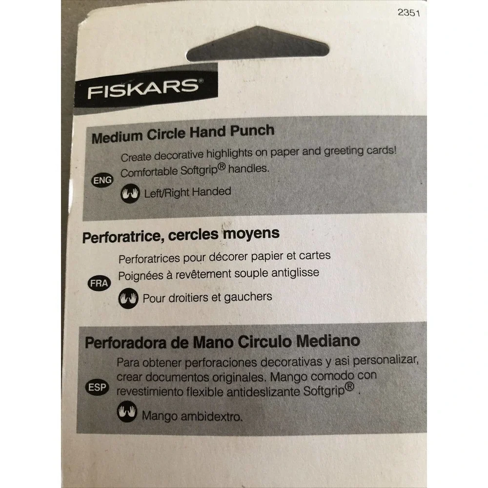 Fiskars Circle Hand Paper Punch 1/8